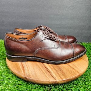 Allen Edmonds Park Avenue Dress Shoes Mens Size 11 D Brown Cap Toe Oxford
